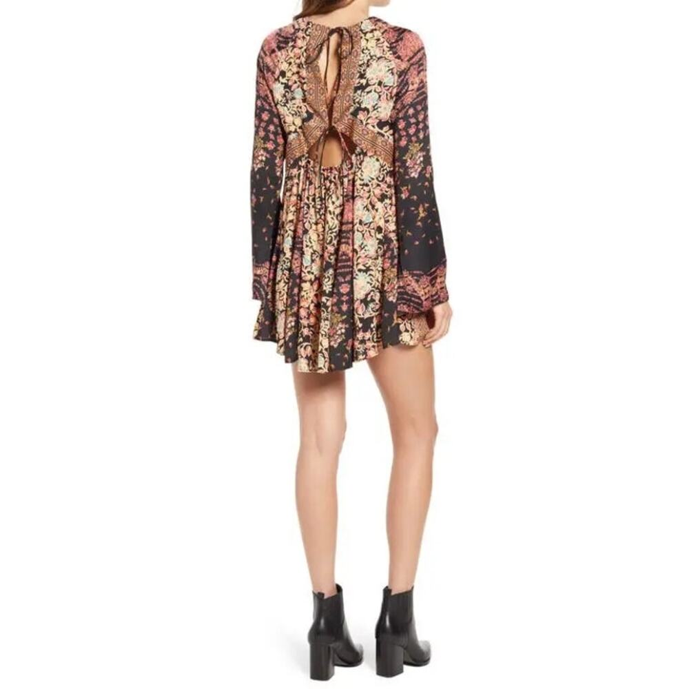 Free People Stevie Printed Long Sleeve Tunic Dress - Picture 2 of 6